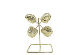 Quartz Geode on Wire Stand