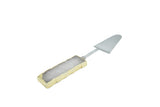 GemStone Cake Server with Gold Trim
